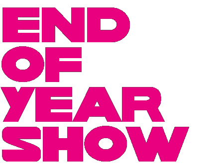 end of year show logo